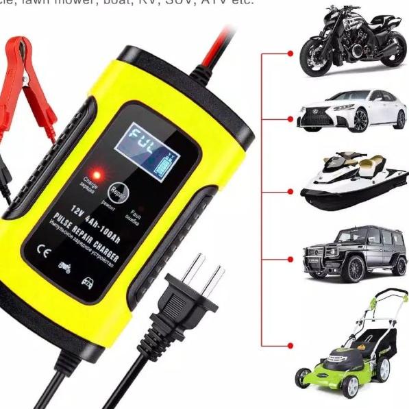 Jual ALAT CAS AKI & REPAIR AKI. Merek FOXSUR 12V.5A UPDATED VERSI 7.0