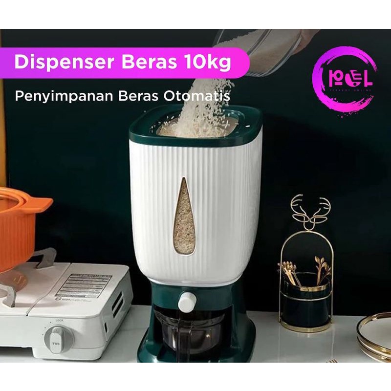 Jual Dispenser Beras Tempat Beras 10kg | Shopee Indonesia