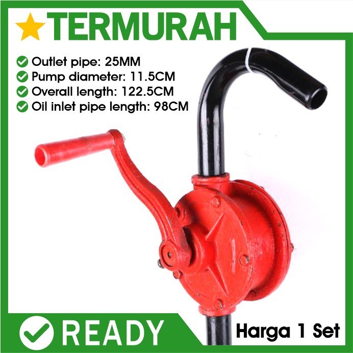 Jual Tempat Oli Pompa Oli Drum Oriental Rotary Hand Oil Pump Manual