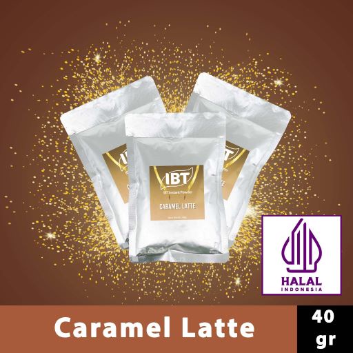 Jual Bahan Minuman Bubuk Rasa Caramel Latte Instant IBT Drink Powder ...