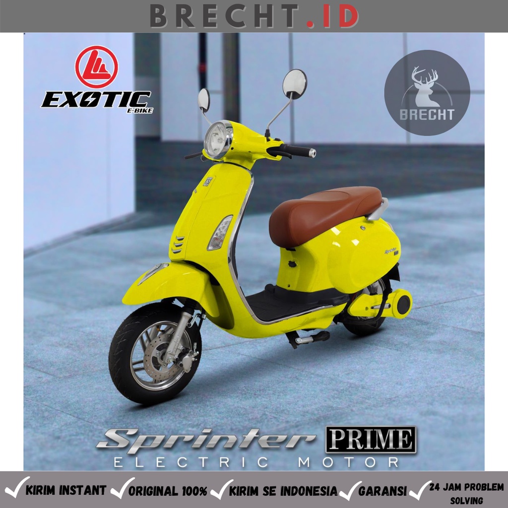 Jual Sepeda Motor Listrik Vespa Exotic Sprinter Prime & Sprinter AT ...