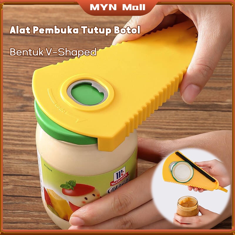 Jual Alat Pembuka Tutup Botol Bentuk V Shaped Tuas Bantu Pembuka Tutup Kaleng Toples Selai 8567