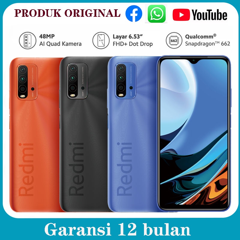 Jual Xiaomi Redmi 9T RAM 4/128GB&6/128GB Snapdragon 662 layar 6.53 inci ...
