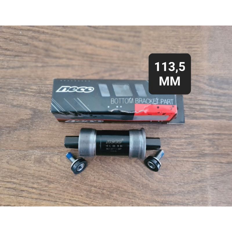 Movimento Centrale NECO 68mm Filettatura ITA | Quadro JIS 118mm | 36x24T Per Bici Universale