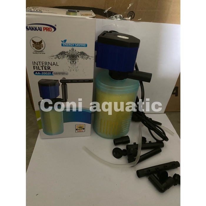 Jual Mesin pompa aquarium celup internal filter Sakkai pro AA2002F