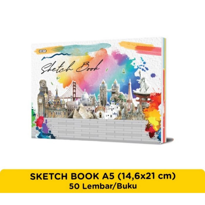 Jual Buku Sketsa Kiky Sketch Book A5 50 Lembar Shopee Indonesia
