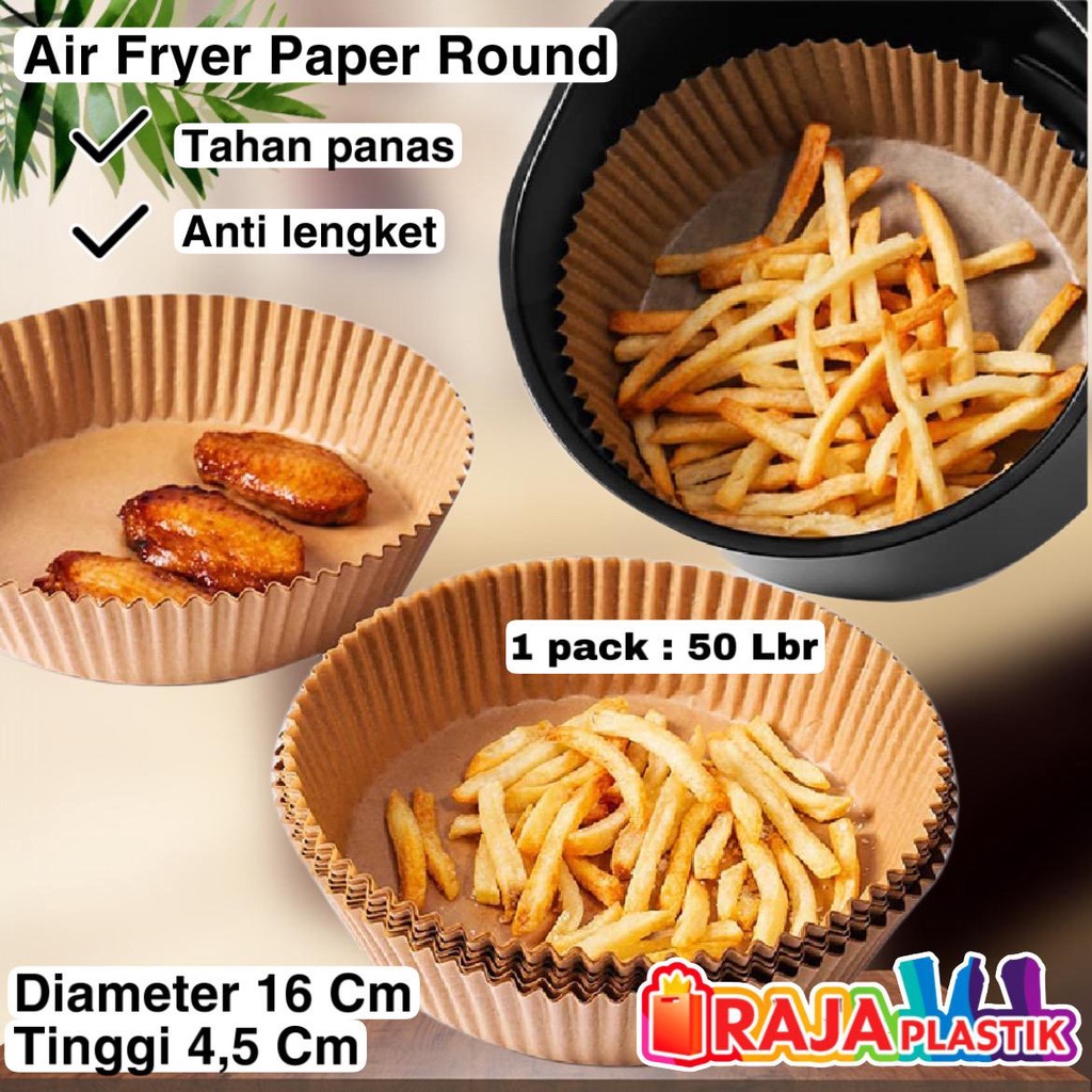 Jual Air Fryer Paper / Kertas Alas Air Fryer anti lengket dan tahan