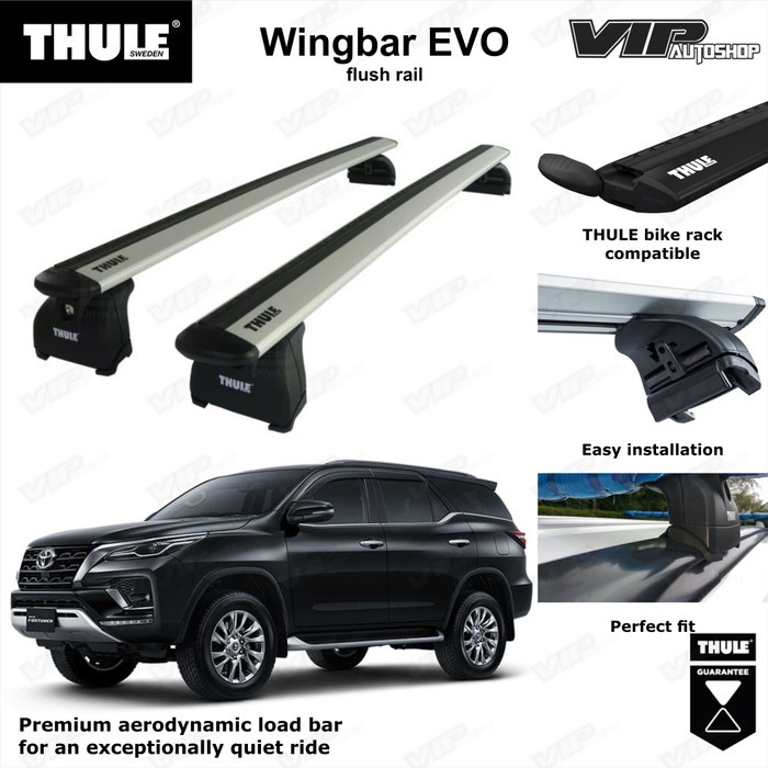 Jual Thule Crossbar All New FORTUNER VRZ TRD 20162023 Wingbar EVO