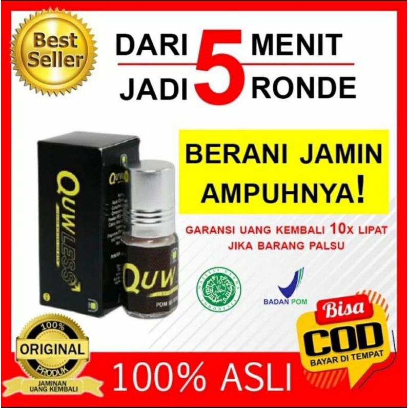 Jual Quwless Quweles Obat Oles Kuat Pria Original Nasa Shopee Indonesia