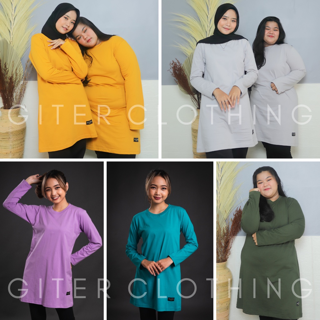 Jual kaos tunik giter - kaos tunik jumbo ld 120 - tunik kaos oversize
