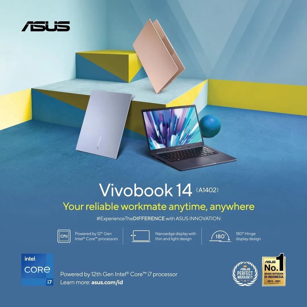 Jual Asus Vivobook 14 A1402ZA-VIPS751/753 - i7-1260P 8G 512G | Shopee ...