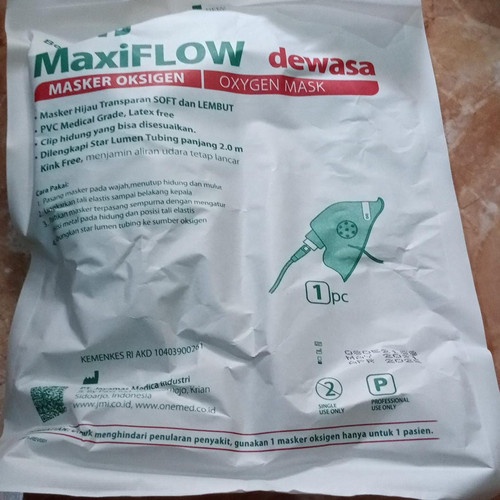 Jual BESMED - O2 Masker Dewasa / Maxiflow Masker Oksigen Dewasa ...