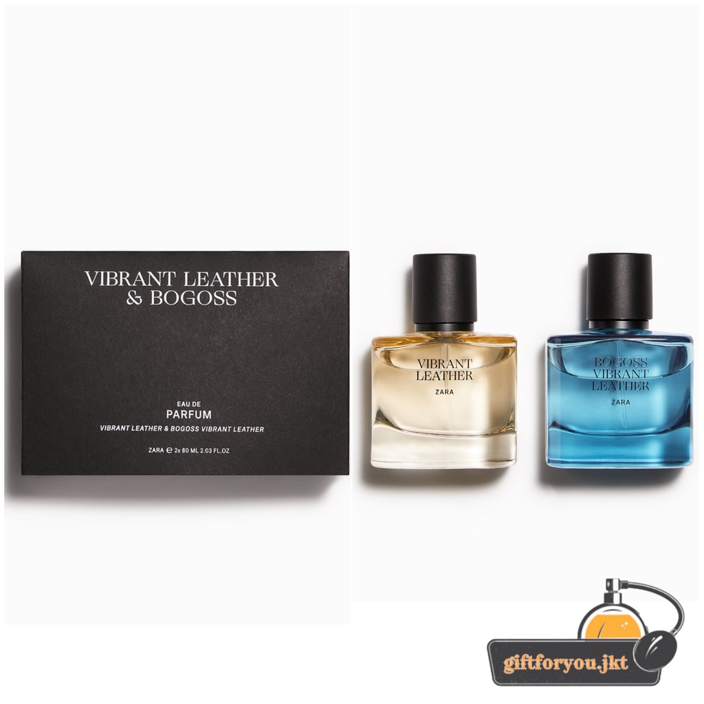 Parfum Zara Paket Vibrant Leather Oud Bogoss 60 ml EDP Original Man Perfume  Pria Cowok