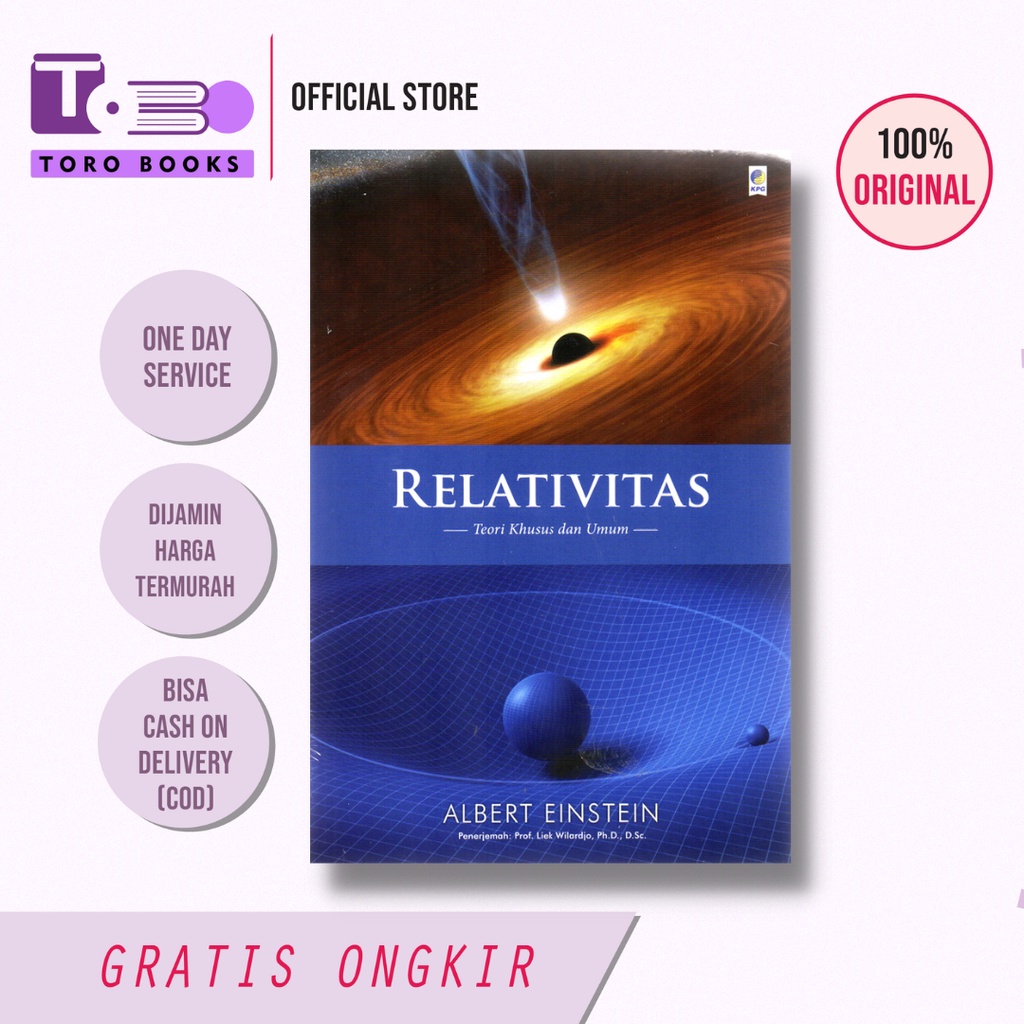 Jual Buku Relativitas: Teori Khusus Dan Umum - Albert Einstein | Shopee ...