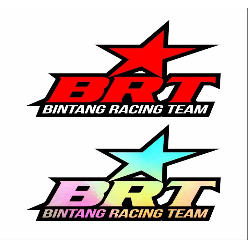Jual Sticker cutting , Stiker cutting tulisan BRT RACING TEAM | Shopee ...
