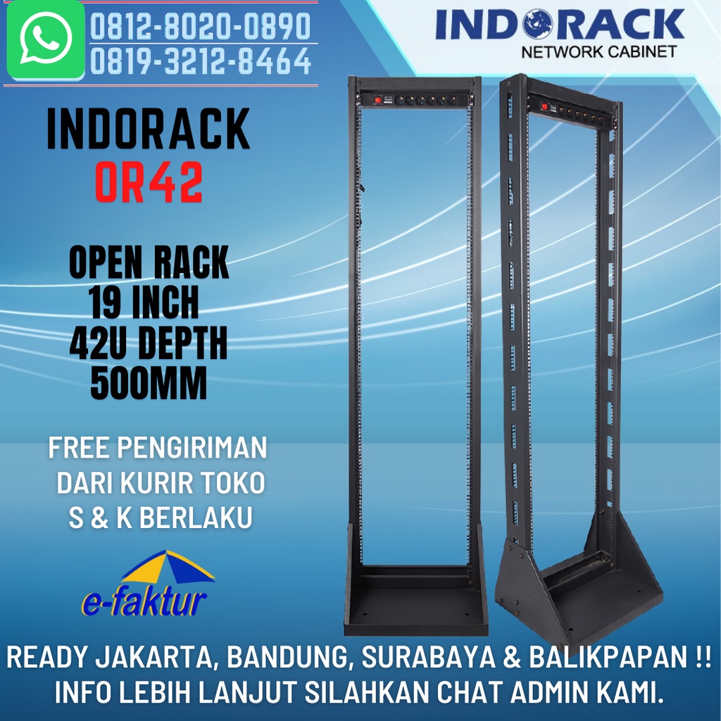 Jual INDORACK Open Rack Server 19