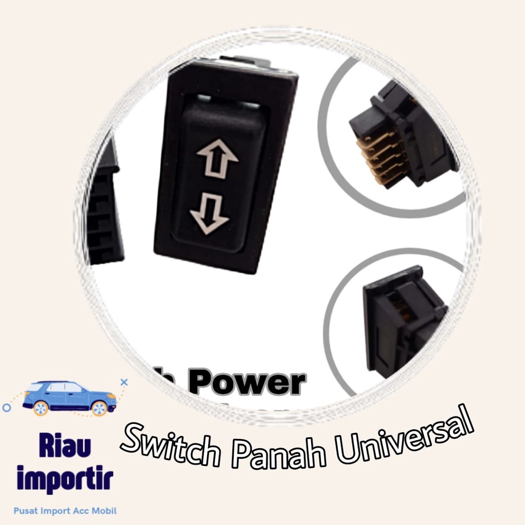 Jual Mobil Switch ON / OFF Power Window mobil Universal Panah Universal ...