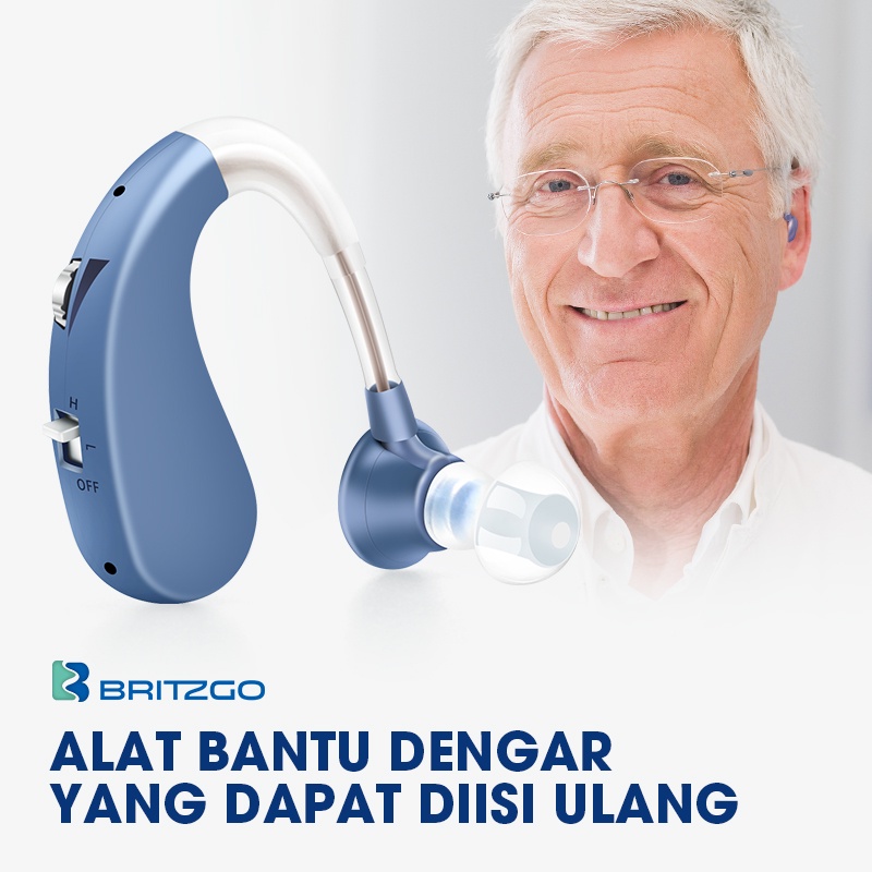 Jual Britzgo Alat Bantu Dengar Asli Rechargeable Digital Alat ...