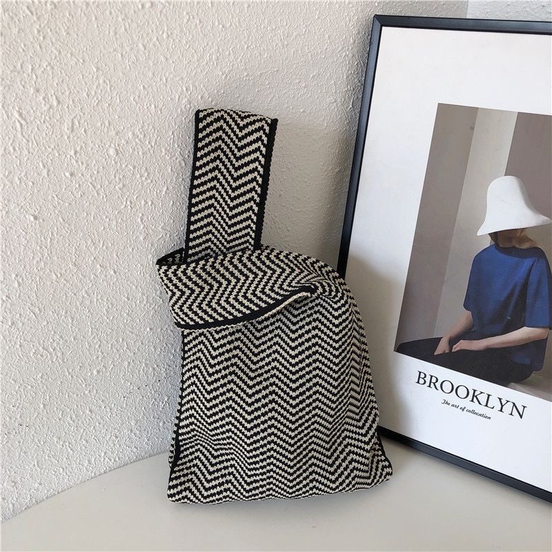 Jual NAUI STUDIO Kyo Korean Knit Bag Shopee Indonesia