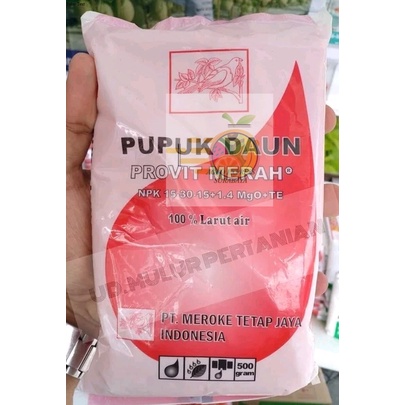 Jual Pupuk Daun PROVIT MERAH 500gr surabaya E | Shopee Indonesia