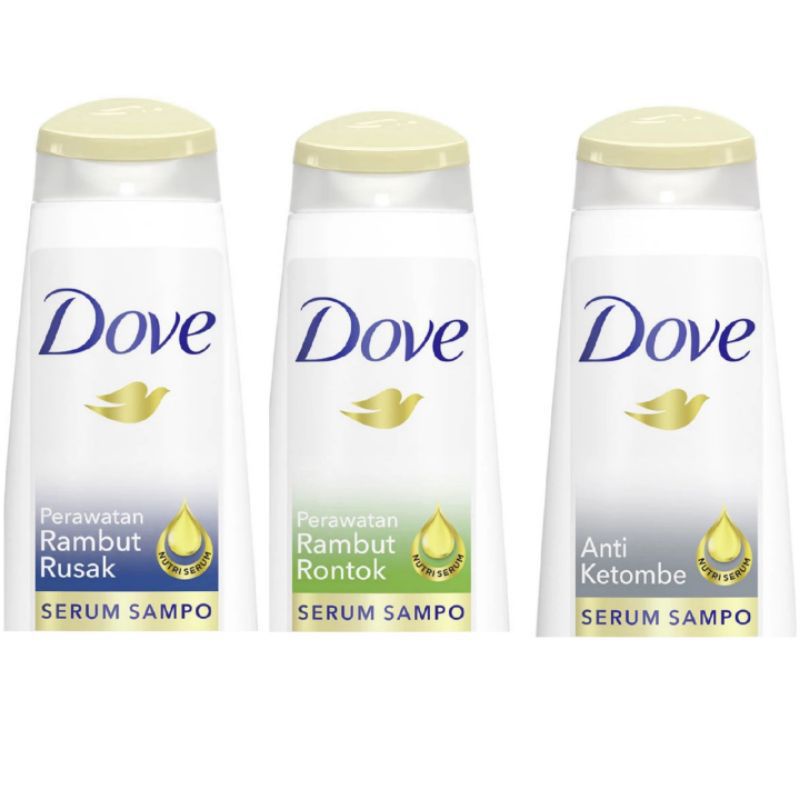 Jual Dove Serum Shampo Perawatan Rambut Botol 290 Ml160ml Shopee Indonesia 