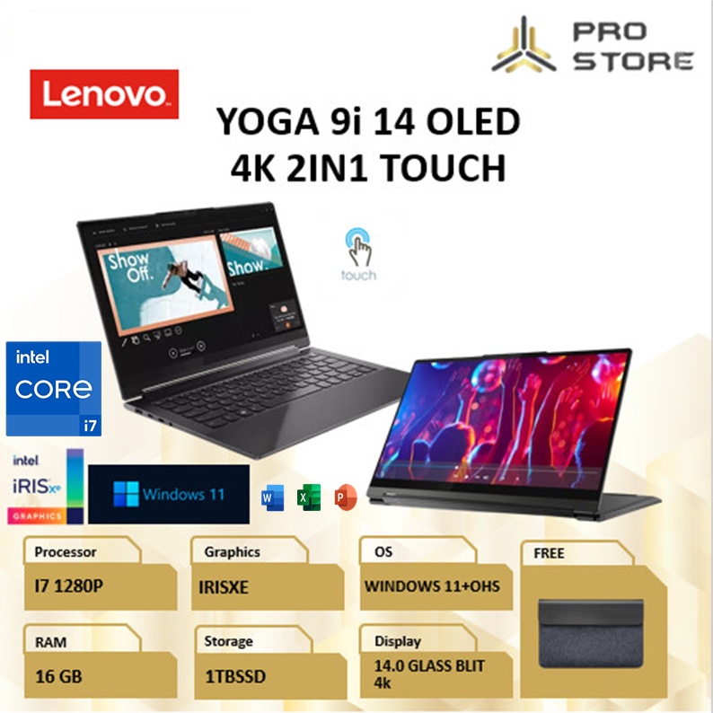 Jual Laptop Lenovo Yoga I Oled K In Touch I P Ram Gb