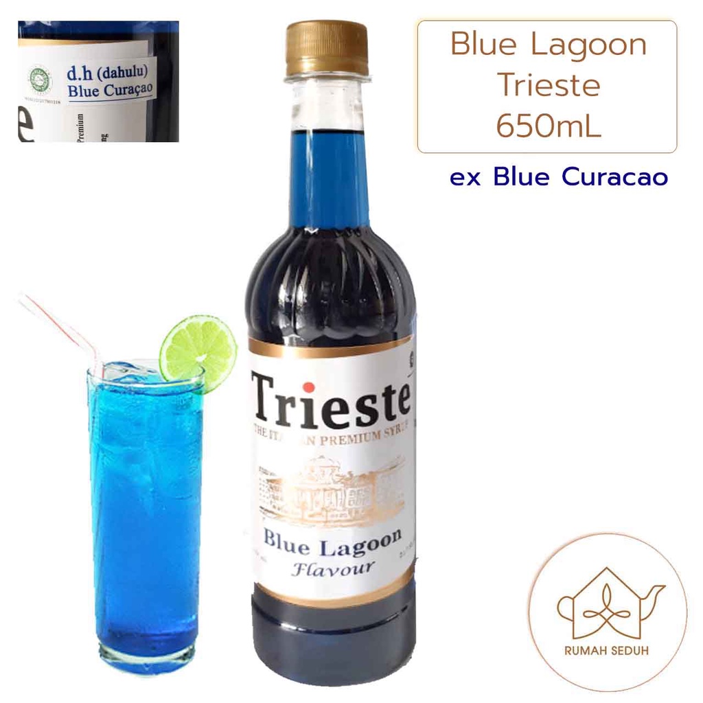 Jual Ml Blue Citrus Trieste Syrup Sirup Blue Lagoon Non Alkohol Blue Curacao Shopee