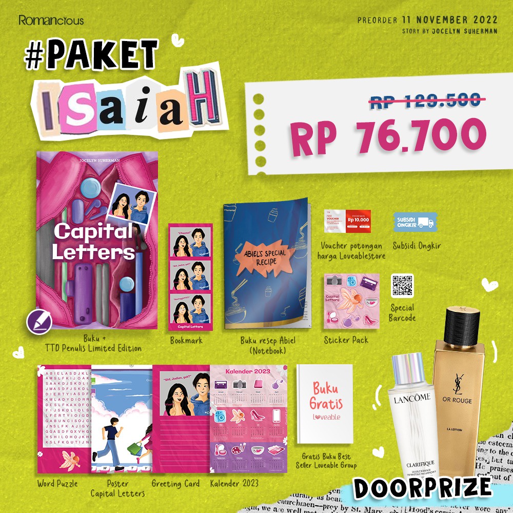 Jual Novel Capital Letter (Special Offer) | Shopee Indonesia