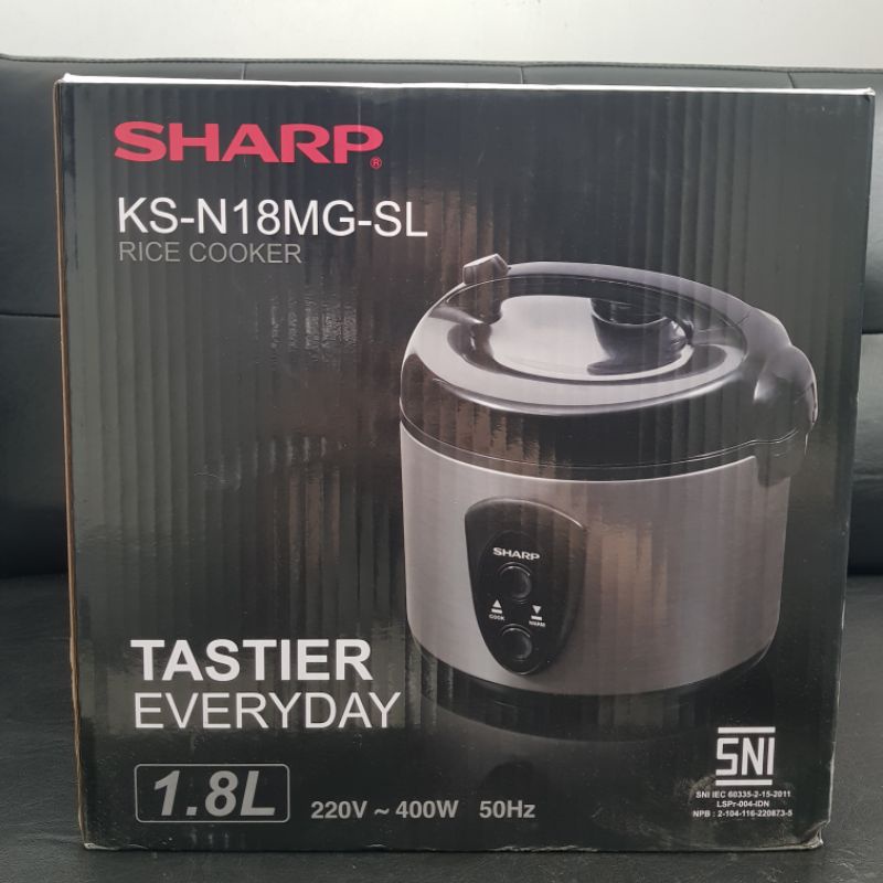 Jual Rice Cooker Sharp KSN18MGSL / Penanak Nasi / Rice Cooker 1.8L