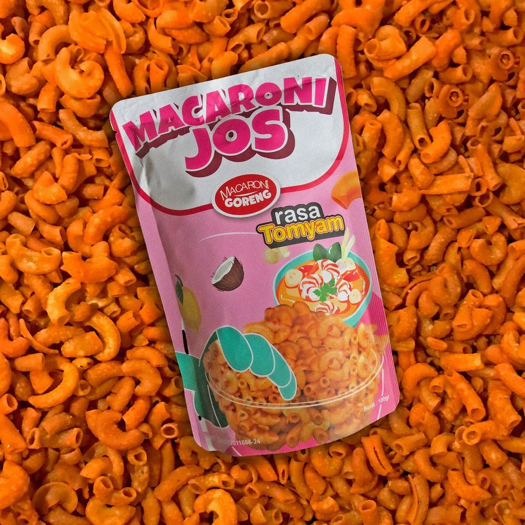 Jual NEW !! PROMO CEMILAN VIRAL MACARONI JOS ANEKA RASA 8 VARIAN 100gr ...