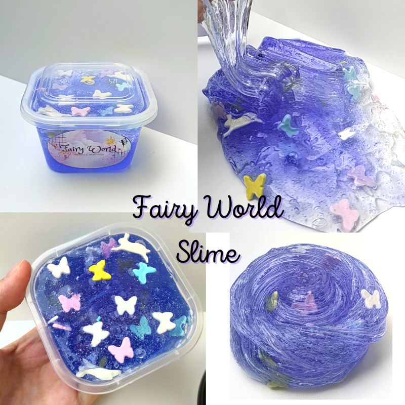 Jual Fairy World Slime | Clear Slime |Sprinkle Slime | Gliter | Slime ...