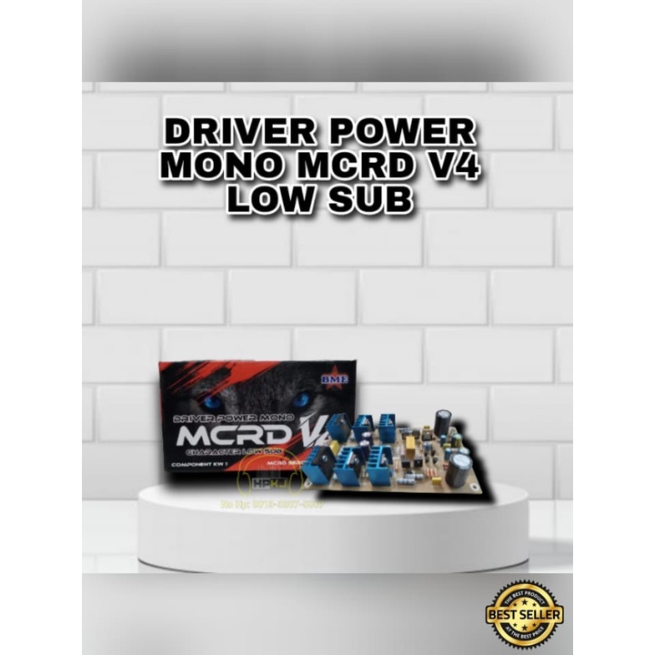 Jual KIT DRIVER POWER MONO MCRD V4 BME LOW SUB Driver power mcrd v4 BME