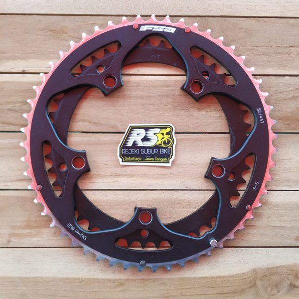 Jual Chain ring Saja untuk Crank FSA double dual chainring 55 / 45 T ...