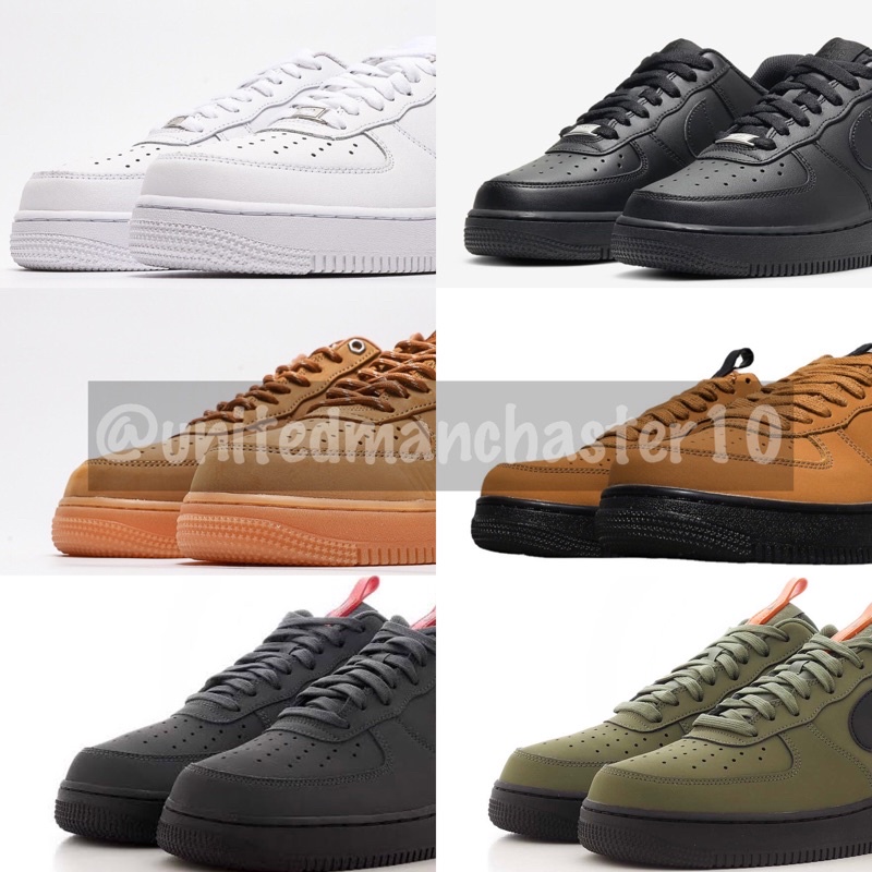 Jual SEPATU AF 1 IMPORT WHITE BLACK MAN AND LADIES SNEAKERS PUTIH POLOS ...