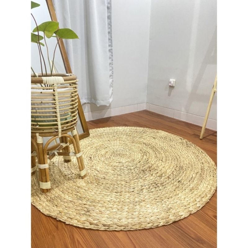 Jual Rug Karpet enceng eceng gondok diameter 200 cm | Shopee Indonesia