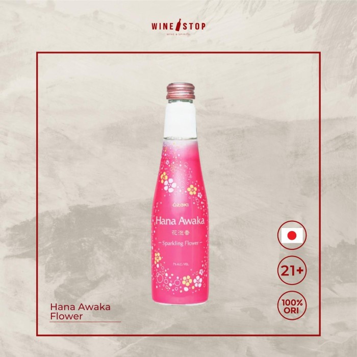 Jual Hana Awaka Flower Sparkling Sake 250ml | Shopee Indonesia