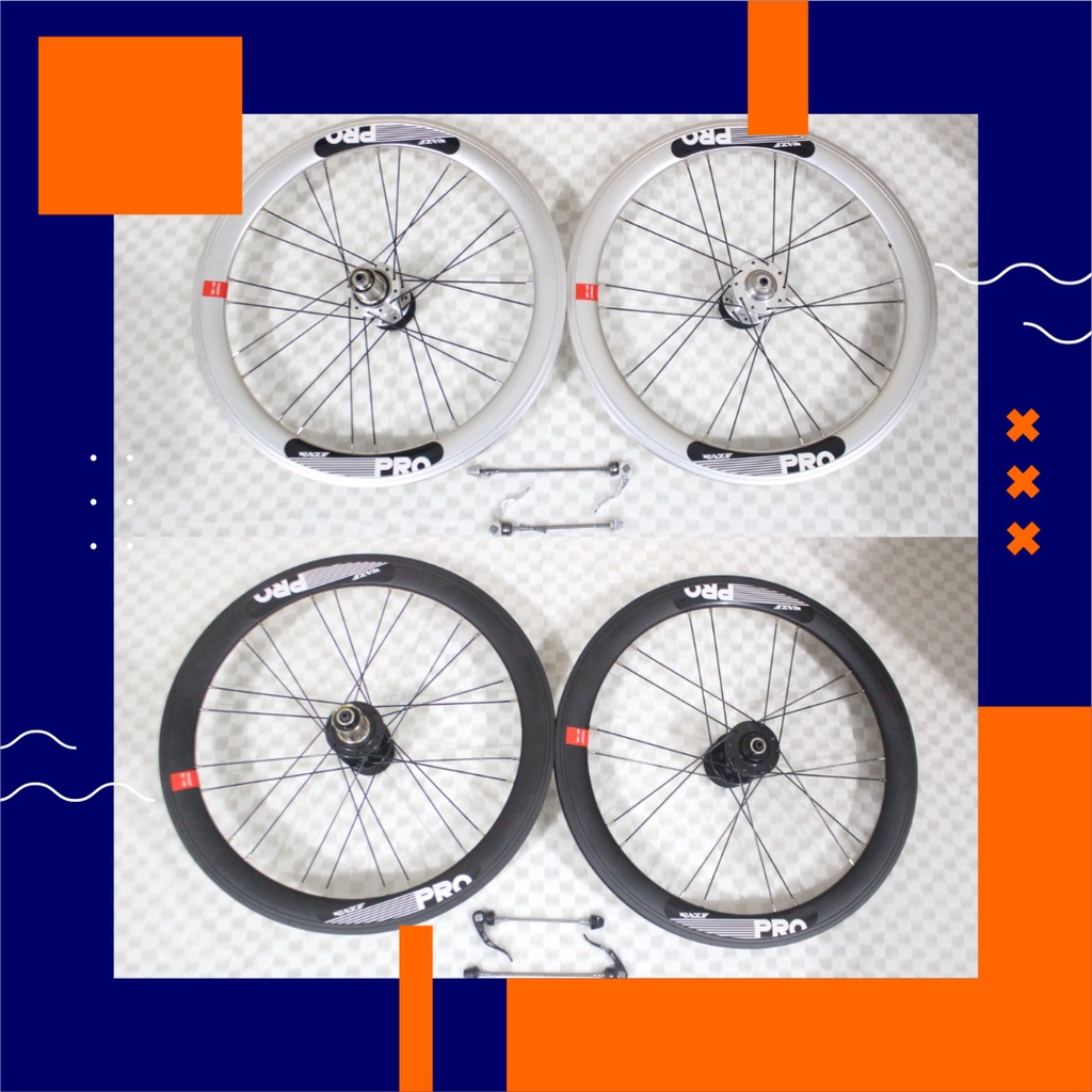 Jual Velg rims wheelset sepeda lipat raze pro 20 x 1 3/8 20+ 451 22inch ...