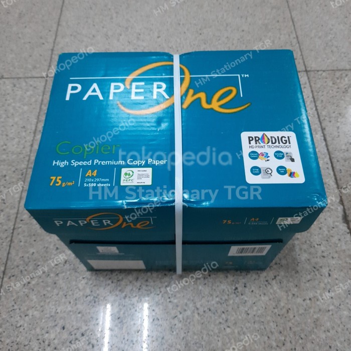 Jual Kertas A4 75gr Paperone 1 Dus Kertas Hvs A4 75gr Shopee