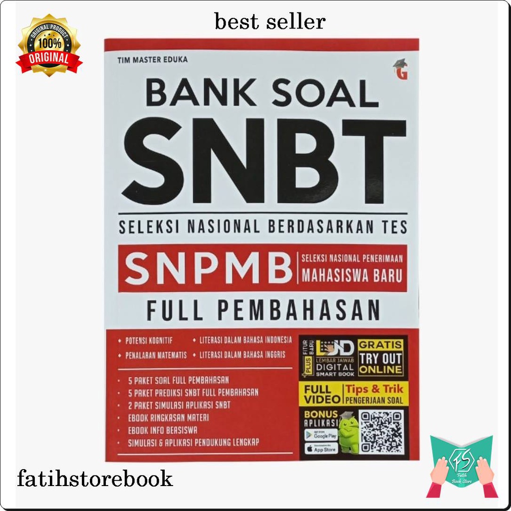 Jual Buku SNBT Buku SBMPTN Buku TPS Bank Soal SNBT 2023 FULL