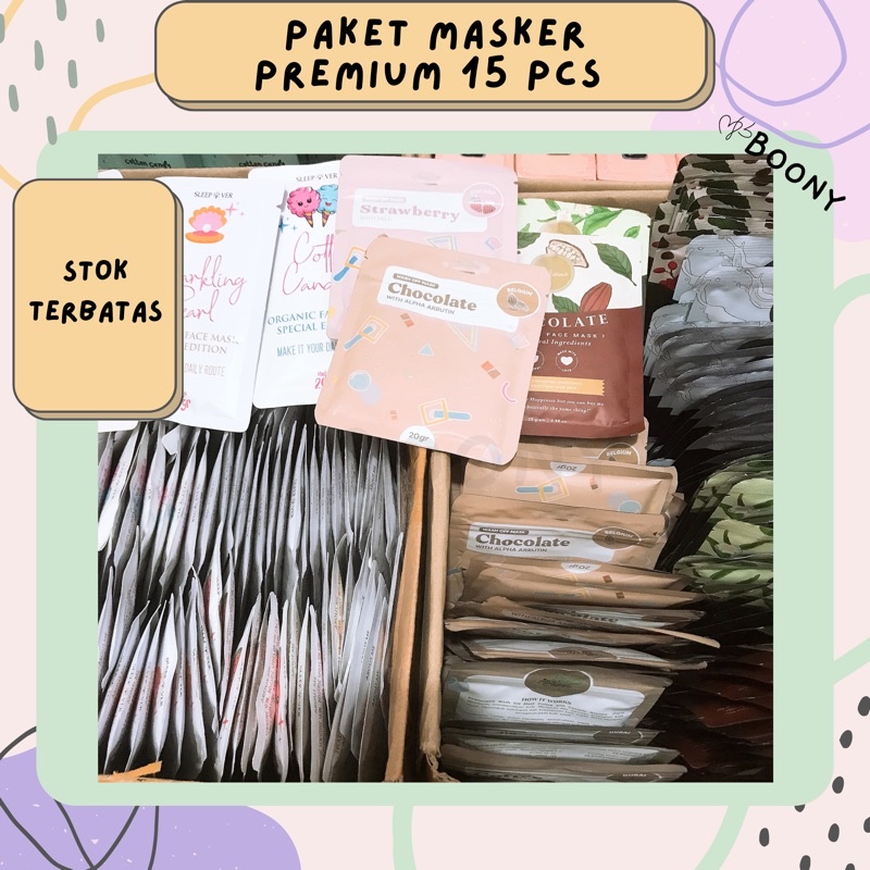 Jual PAKET MASKER PREMIUM 15PCS | Shopee Indonesia