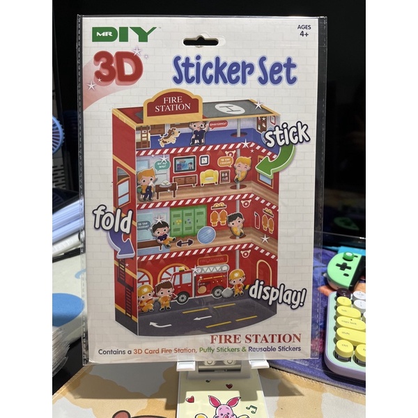 Jual mr diy - 3d sticker set - fire station | Shopee Indonesia