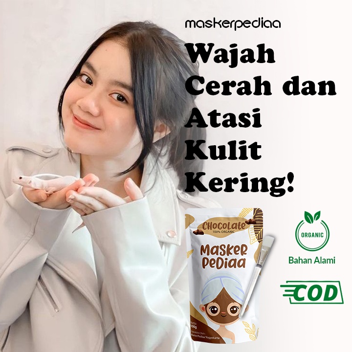 Jual Masker Wajah Organik Wanita Varian Chocolate By Maskerpediaa