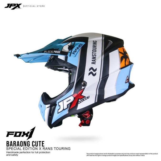Jual Helm Jpx Fox1 Cross Full Face Barong/ Rans Special Edition ...