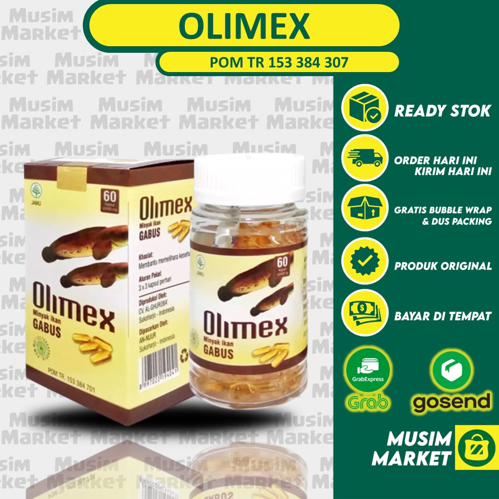 Jual KAPSUL MINYAK IKAN GABUS | KAPSUL OLIMEX | KAPSUL ALBUMEX TERBAIK ...