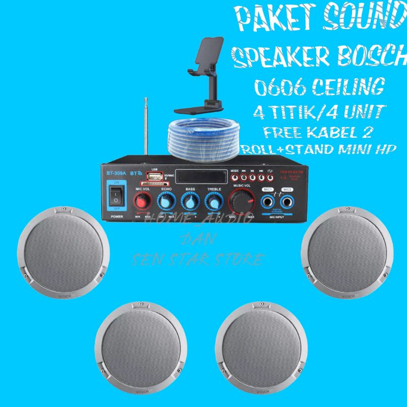 Jual Bosch Sound System Amplifier Speaker Bosch 0606 4 Titik Atau 4
