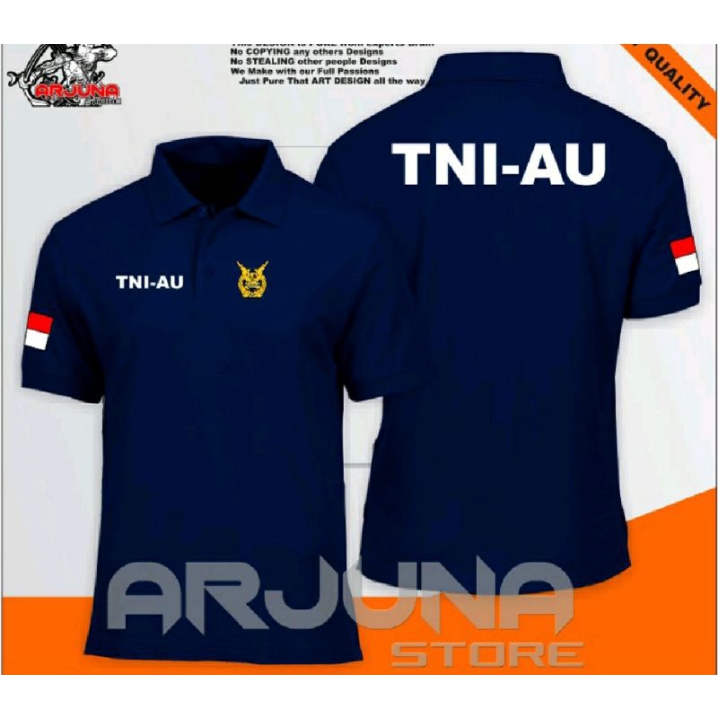 Jual Kaos Kerah Polo Tni Angkatan Laut Indonesia Baju Polo Tni Au