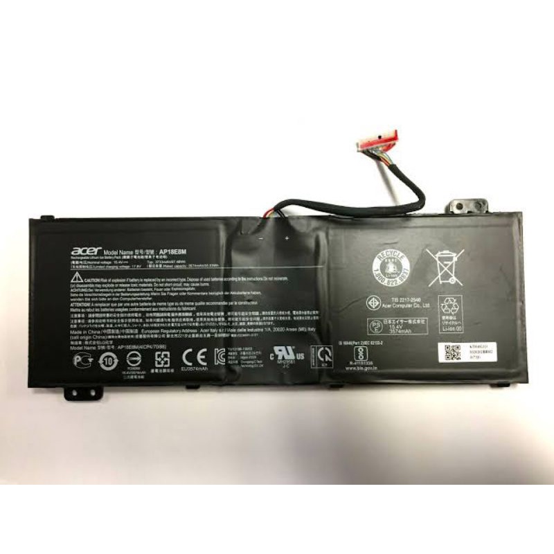 Batterie 15.4V 3733mAh Pour Acer Predator Helios 300, Nitro 5, Aspire 7 – Remplacement AP18E7M/AP18E8M