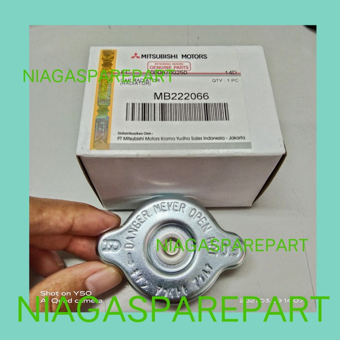 Jual CAP RADIATOR MOBIL MITSUBISHI - MB222066 ORIGINAL TUTUP RADIATOR ...