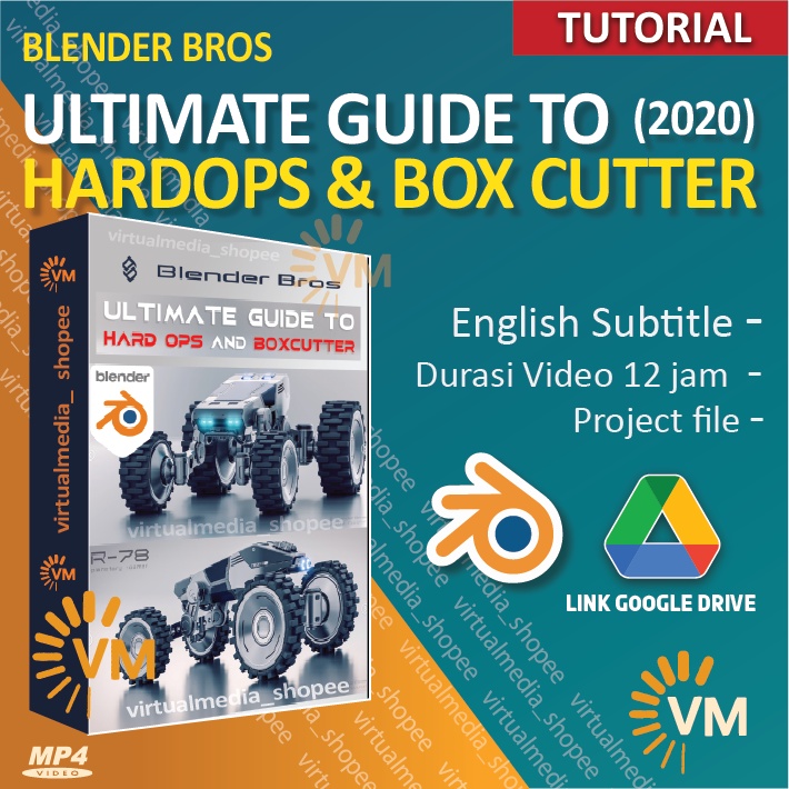 Jual TUTORIAL THE ULTIMATE GUIDE TO HARD OPS AND BOXCUTTER 3D BLENDER