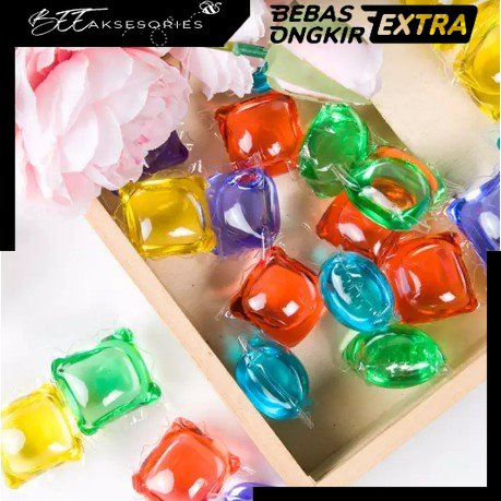 Jual ( Bee ) Detergent Laundry Gel Ball Sabun Cair Cuci Baju Detergen ...